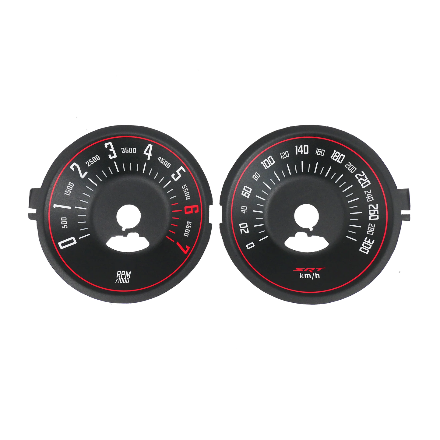 Dodge Challenger SRT 300 km/h - Speedometer Dials Gauges