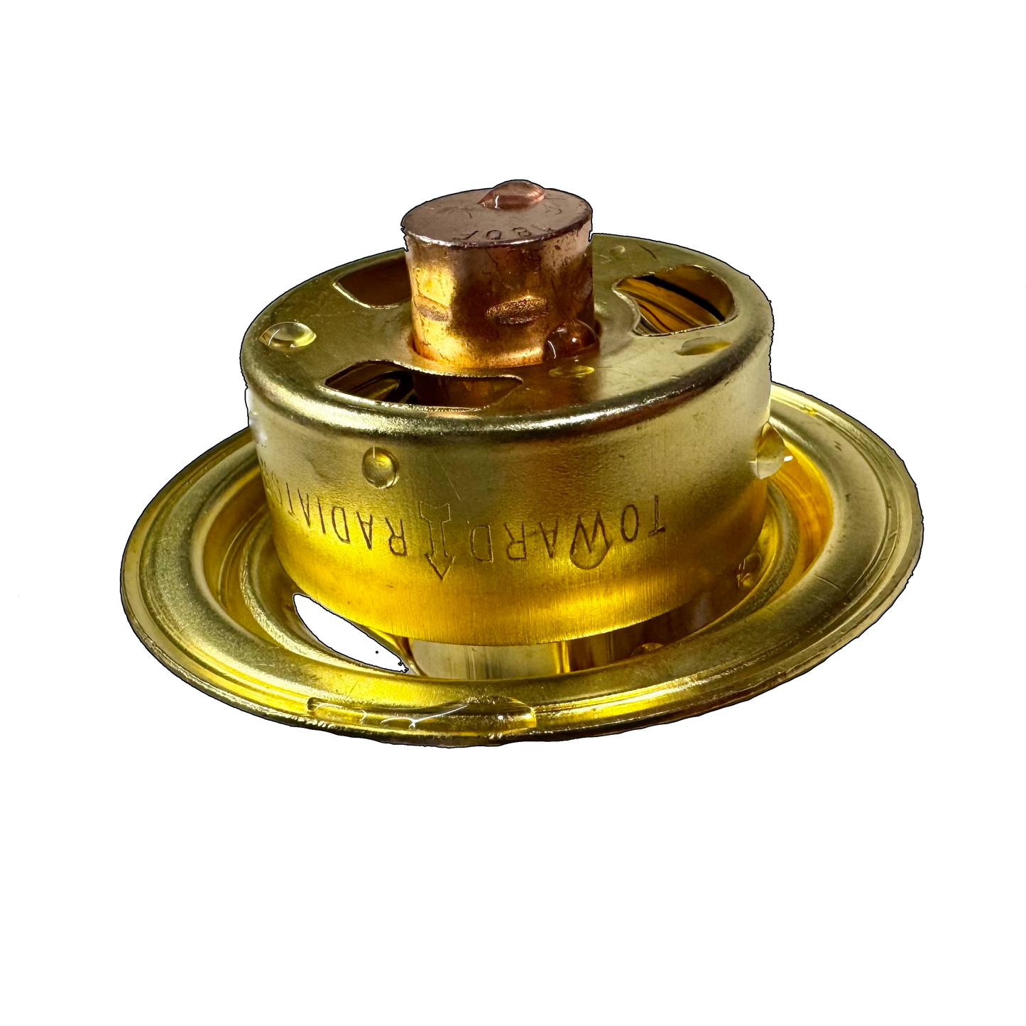 Термостат с висок дебит, изработен от мед и месинг за V8 Hemi двигатели